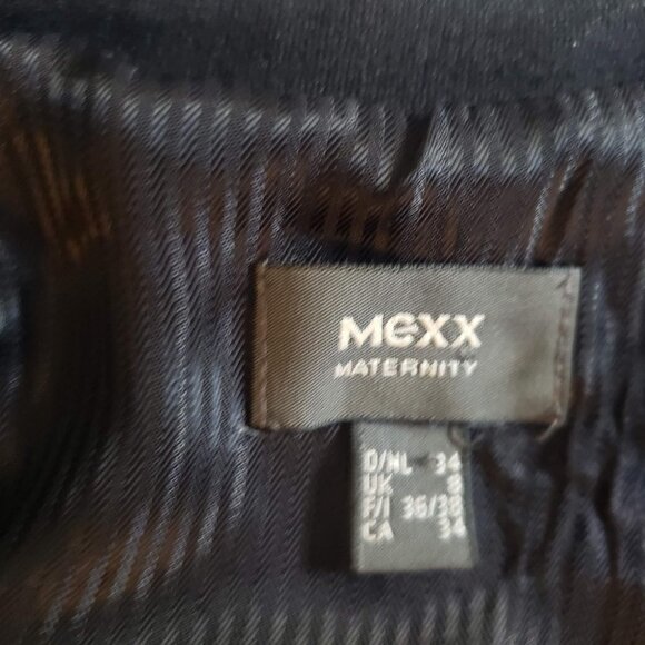 MEXX MATERNITY BLAZER BLACK SIZE 34 (UK 8) - Picture 5 of 7